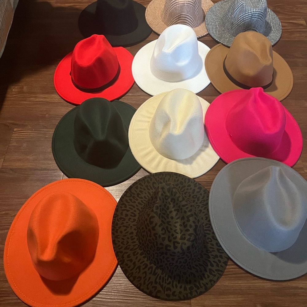 Bulk Stylish Assorted Fedora Hats